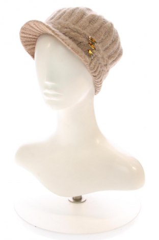 Шапка Unbranded, Цвят Бежов, Цена 13,98 лв.