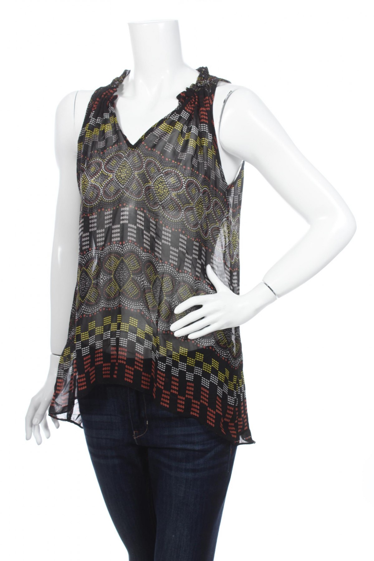 Γυναικείο αμάνικο μπλουζάκι Aqua, Μέγεθος S, Χρώμα Μαύρο, Τιμή 17,32 €