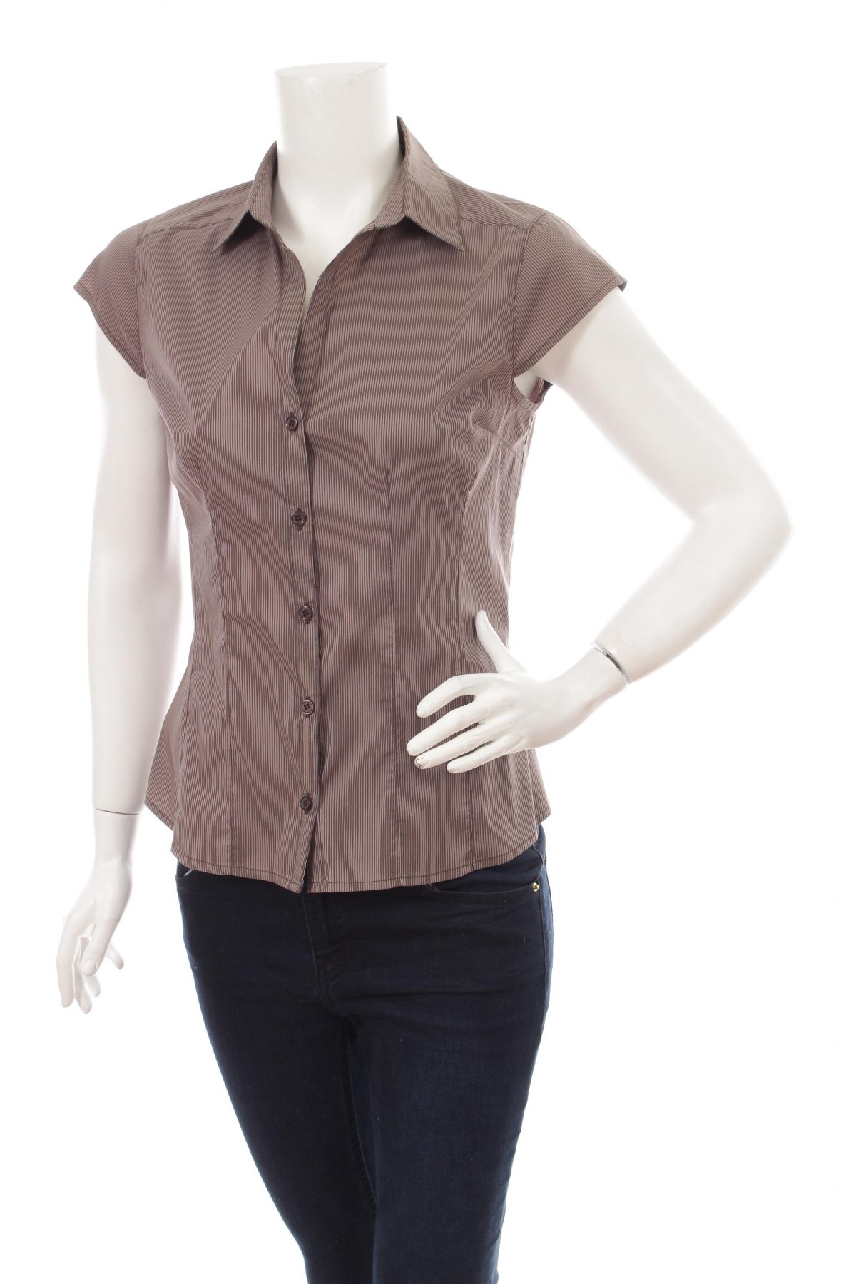 Γυναικείο πουκάμισο H&M, Μέγεθος M, Χρώμα Γκρί, Τιμή 11,86 €
