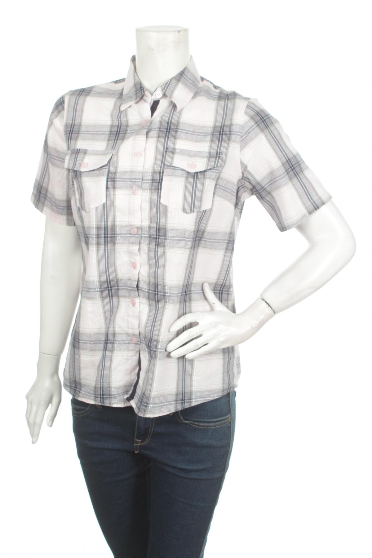 Γυναικείο πουκάμισο Janina, Μέγεθος M, Χρώμα Πολύχρωμο, Τιμή 9,28 €