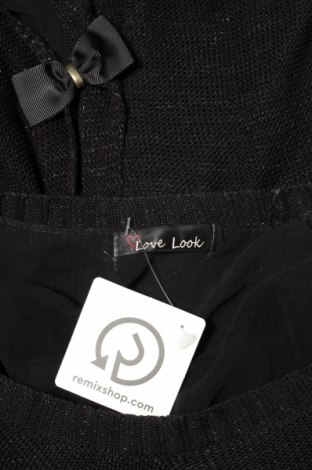 Γυναικείο πουλόβερ Love Look, Μέγεθος M, Χρώμα Μαύρο, Τιμή 4,18 €