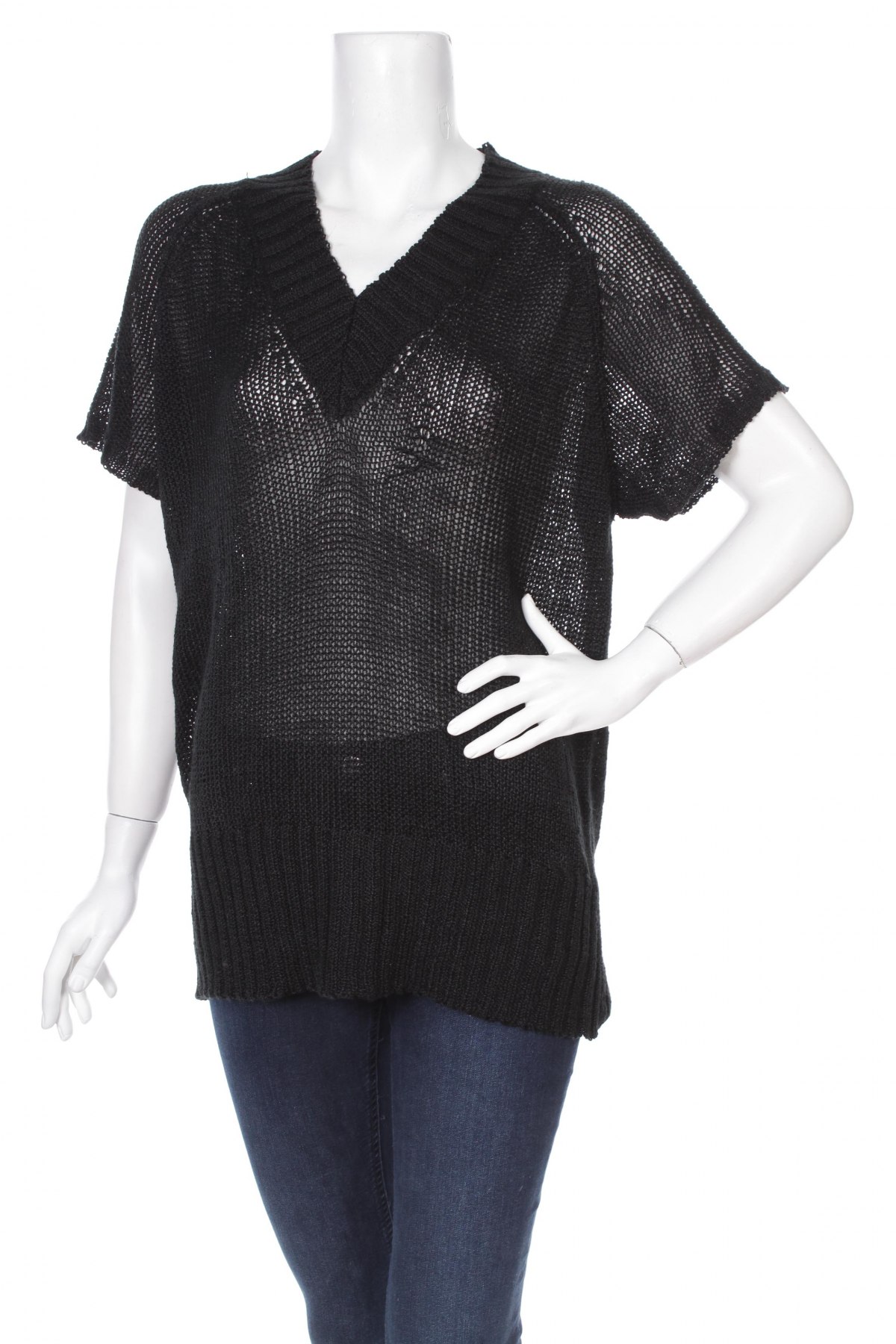 Γυναικείο πουλόβερ, Μέγεθος L, Χρώμα Μαύρο, Τιμή 15,25 €