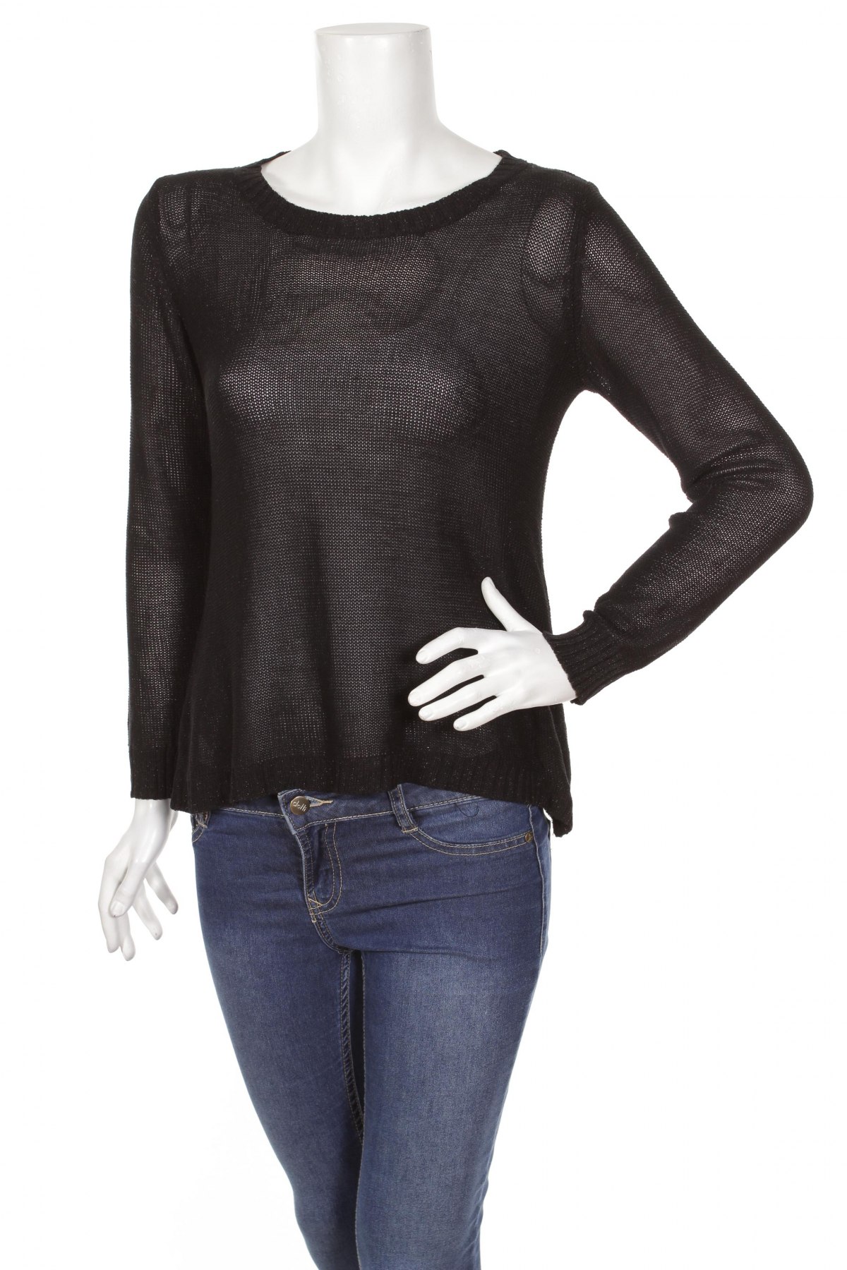 Γυναικείο πουλόβερ Love Look, Μέγεθος M, Χρώμα Μαύρο, Τιμή 4,18 €