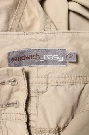 Дамски панталон Sandwich_, Размер XS, Цвят Бежов, Цена 6,50 лв.