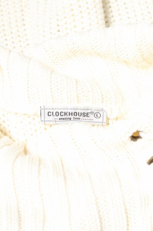 Дамски пуловер Clockhouse, Размер L, Цвят Екрю, Цена 6,25 лв.