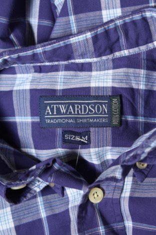 Ανδρικό πουκάμισο Atwardson, Μέγεθος M, Χρώμα Βιολετί, Τιμή 2,78 €