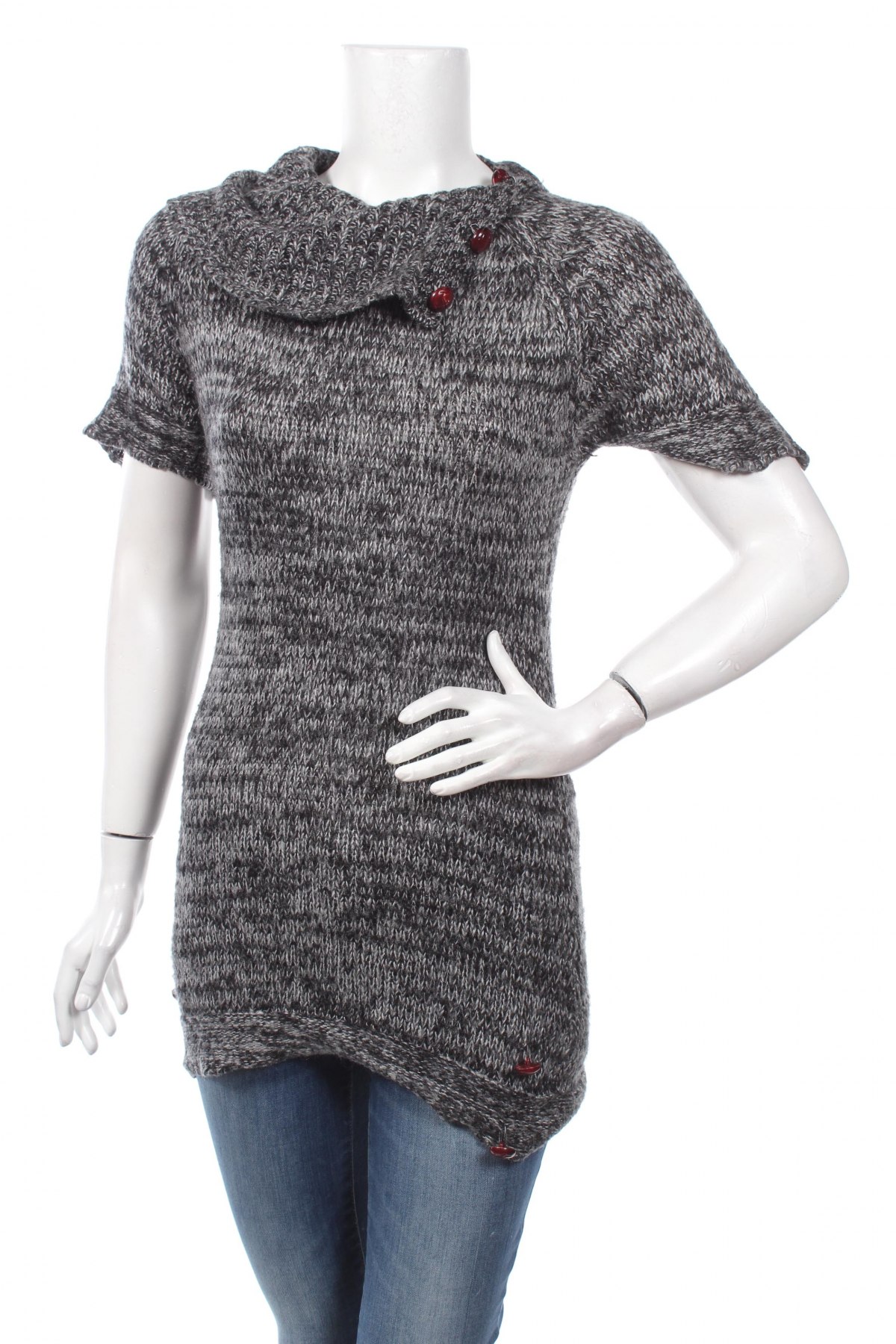 Γυναικείο πουλόβερ, Μέγεθος L, Χρώμα Γκρί, Τιμή 3,87 €