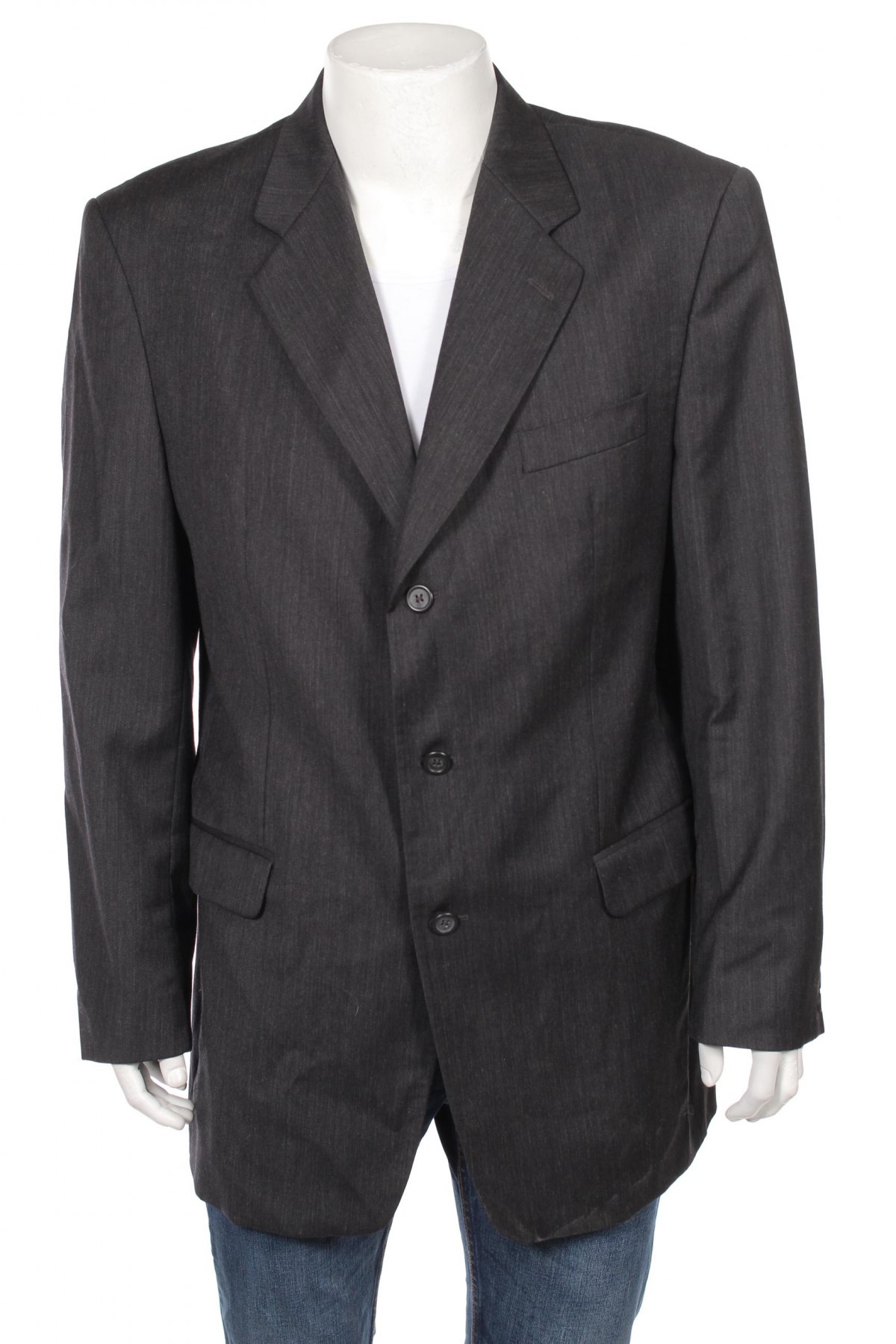 Мъжко сако Alba Moda, Размер L, Цвят Сив, Цена 6,75 лв.