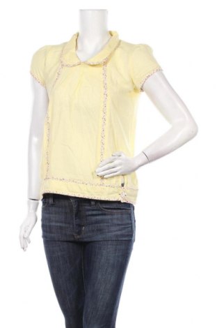 Дамска блуза Kling, Размер XS, Цвят Жълт, 65% памук, 35% акрил, Цена 6,83 лв.