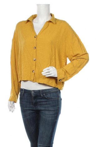 Дамска риза LCW, Размер XL, Цвят Жълт, Вискоза, Цена 9,78 лв.