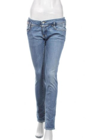 Damskie jeansy Diesel, Rozmiar XL, Kolor Niebieski, 98% bawełna, 2% elastyna, Cena 62,40 zł