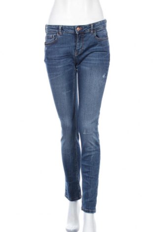 Dámské džíny  Zara, Velikost M, Barva Modrá, 98% bavlna, 2% elastan, Cena  436,00 Kč