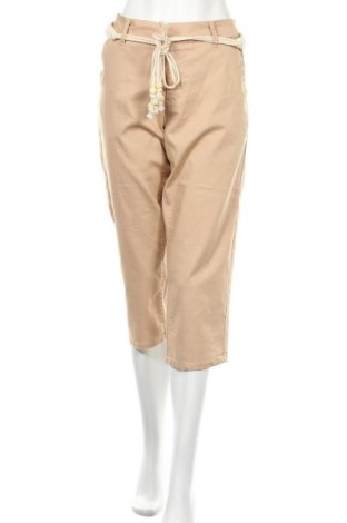 Дамски панталон Cream, Размер XL, Цвят Бежов, 65% памук, 33% полиестер, Цена 55,60 лв.