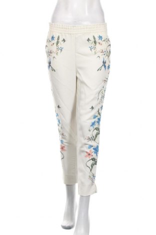 Дамски панталон H&M, Размер S, Цвят Екрю, Полиестер, Цена 25,10 лв.