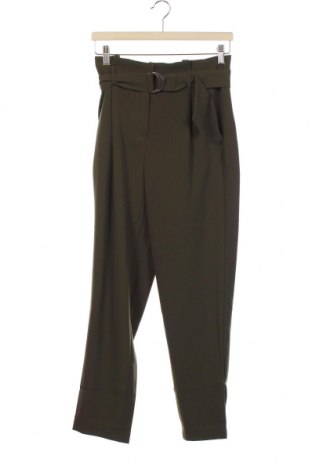 Дамски панталон ONLY, Размер XS, Цвят Зелен, 97% полиестер, 3% еластан, Цена 24,15 лв.
