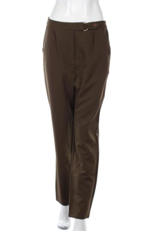 Дамски панталон Unique 21, Размер M, Цвят Зелен, 95% полиестер, 5% еластан, Цена 20,65 лв.