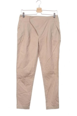 Дамски панталон Zara, Размер XS, Цвят Бежов, Памук, Цена 20,82 лв.