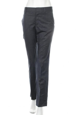 Дамски панталон Zara, Размер M, Цвят Син, 64% полиестер, 34% вискоза, 2% еластан, Цена 22,05 лв.