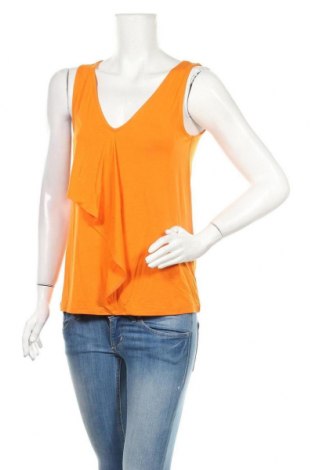 Γυναικείο αμάνικο μπλουζάκι Kiomi, Μέγεθος S, Χρώμα Πορτοκαλί, 93% βισκόζη, 7% ελαστάνη, Τιμή 7,42 €
