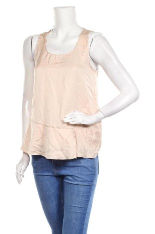 Γυναικείο αμάνικο μπλουζάκι Zara, Μέγεθος S, Χρώμα  Μπέζ, Πολυεστέρας, Τιμή 8,57 €