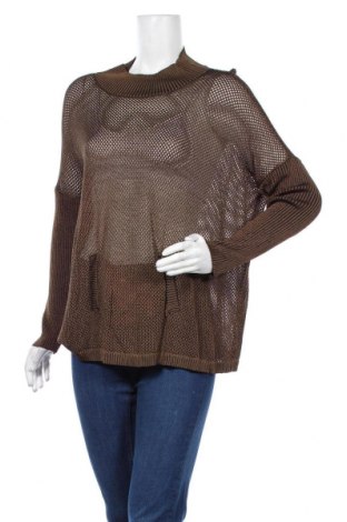 Дамски пуловер Lauren Vidal, Размер S, Цвят Кафяв, 68% вискоза, 29% полиакрил, 3% еластан, 2% други тъкани, Цена 21,16 лв.