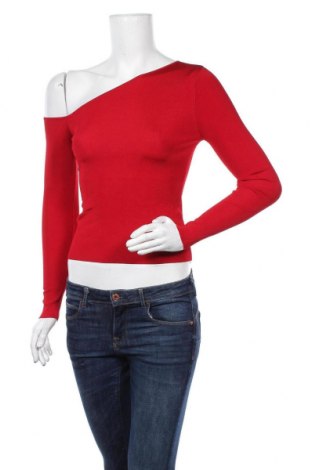 Дамски пуловер Zara, Размер S, Цвят Червен, Цена 26,78 лв.