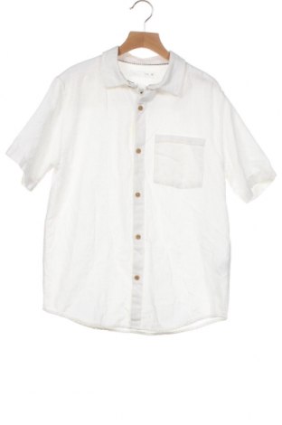 Dziecięca koszula Zara, Rozmiar 11-12y/ 152-158 cm, Kolor Biały, 90% bawełna, 10% len, Cena 45,60 zł