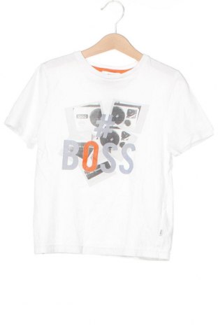 Dětské tričko  Hugo Boss, Velikost 4-5y/ 110-116 cm, Barva Bílá, Bavlna, Cena  968,00 Kč