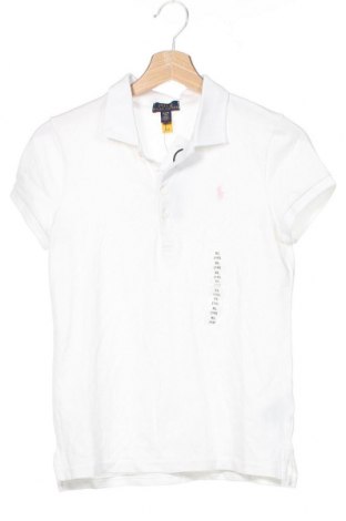 Tricou pentru copii Polo By Ralph Lauren, Mărime 15-18y/ 170-176 cm, Culoare Alb, 98% bumbac, 2% elastan, Preț 153,95 Lei