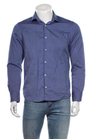 Ανδρικό πουκάμισο Cotton&silk, Μέγεθος L, Χρώμα Μπλέ, Βαμβάκι, Τιμή 7,58 €