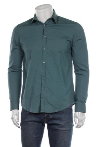 Мъжка риза Jbc, Размер S, Цвят Зелен, 65% памук, 30% полиестер, 6% еластан, Цена 19,27 лв.