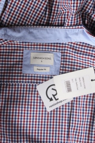 Мъжка риза Sondag & Sons, Размер S, Цвят Многоцветен, Памук, Цена 12,79 лв.