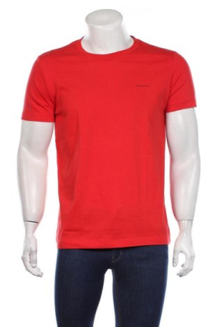 Мъжка тениска Calvin Klein Jeans, Размер XL, Цвят Червен, Цена 54,00 лв.