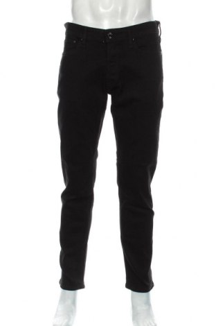 Мъжки дънки Jack & Jones, Размер L, Цвят Черен, 99% памук, 1% еластан, Цена 29,70 лв.