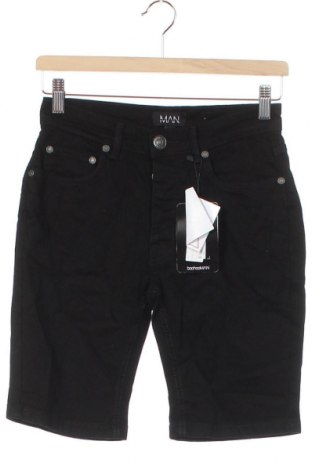 Мъжки къс панталон Boohoo, Размер XS, Цвят Черен, 98% памук, 2% еластан, Цена 13,57 лв.