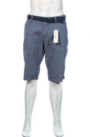 Мъжки къс панталон Tom Tailor, Размер L, Цвят Син, 98% памук, 2% еластан, Цена 44,25 лв.
