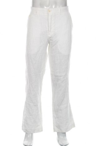 Мъжки панталон Dockers, Размер XL, Цвят Екрю, Лен, Цена 15,49 лв.