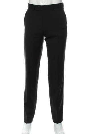 Pánské kalhoty  Hugo Boss, Velikost S, Barva Černá, 100% vlna, Cena  821,00 Kč