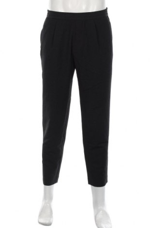 Мъжки панталон Zara, Размер M, Цвят Черен, 79% полиестер, 21% еластан, Цена 15,02 лв.