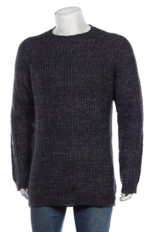 Мъжки пуловер Rebel, Размер L, Цвят Син, 90% акрил, 10% полиестер, Цена 41,40 лв.