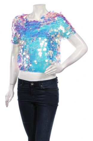 Γυναικεία μπλούζα Forever 21, Μέγεθος S, Χρώμα Ασημί, Πολυεστέρας, Τιμή 12,63 €
