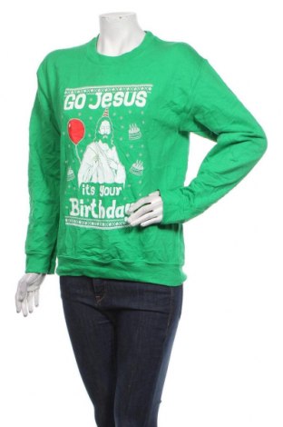 Γυναικεία μπλούζα Gildan, Μέγεθος S, Χρώμα Πράσινο, Τιμή 7,58 €