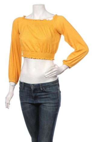 Γυναικεία μπλούζα H&M Divided, Μέγεθος XS, Χρώμα Κίτρινο, Τιμή 1,73 €