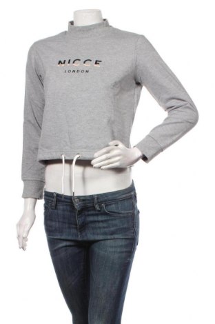 Γυναικεία μπλούζα NICCE, Μέγεθος S, Χρώμα Γκρί, Τιμή 4,76 €