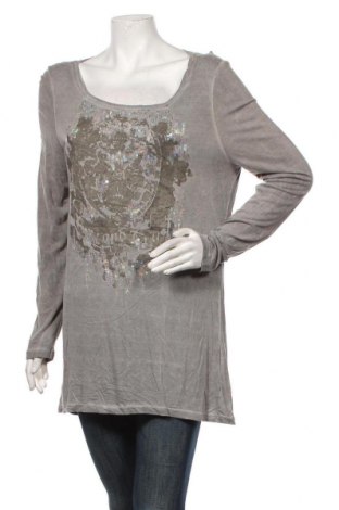 Γυναικεία μπλούζα Oui, Μέγεθος L, Χρώμα Γκρί, Τιμή 11,47 €