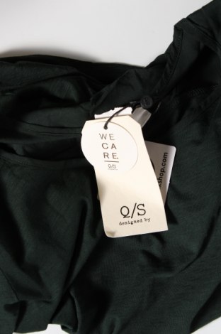 Γυναικεία μπλούζα Q/S by S.Oliver, Μέγεθος XS, Χρώμα Πράσινο, Βαμβάκι, Τιμή 16,29 €