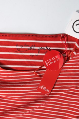 Дамска блуза S.Oliver, Размер XS, Цвят Червен, 69% памук, 31% полиестер, Цена 35,60 лв.