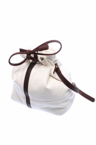 Дамска чанта Dreimaster, Цвят Бял, Текстил, естествена кожа, Цена 129,12 лв.