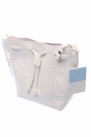 Γυναικεία τσάντα Usha, Χρώμα Λευκό, Δερματίνη, Τιμή 31,61 €