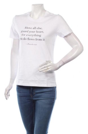 Γυναικείο t-shirt Forever 21, Μέγεθος S, Χρώμα Λευκό, Βαμβάκι, Τιμή 16,49 €